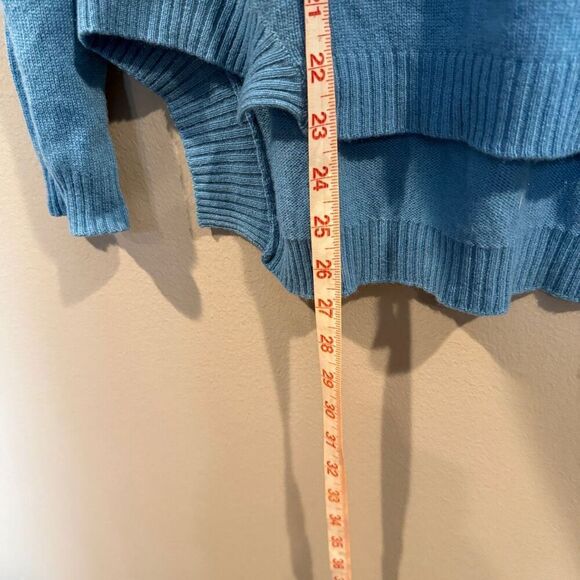 Christopher Fisher Blue Cashmere Sweater - Picture 4 of 6